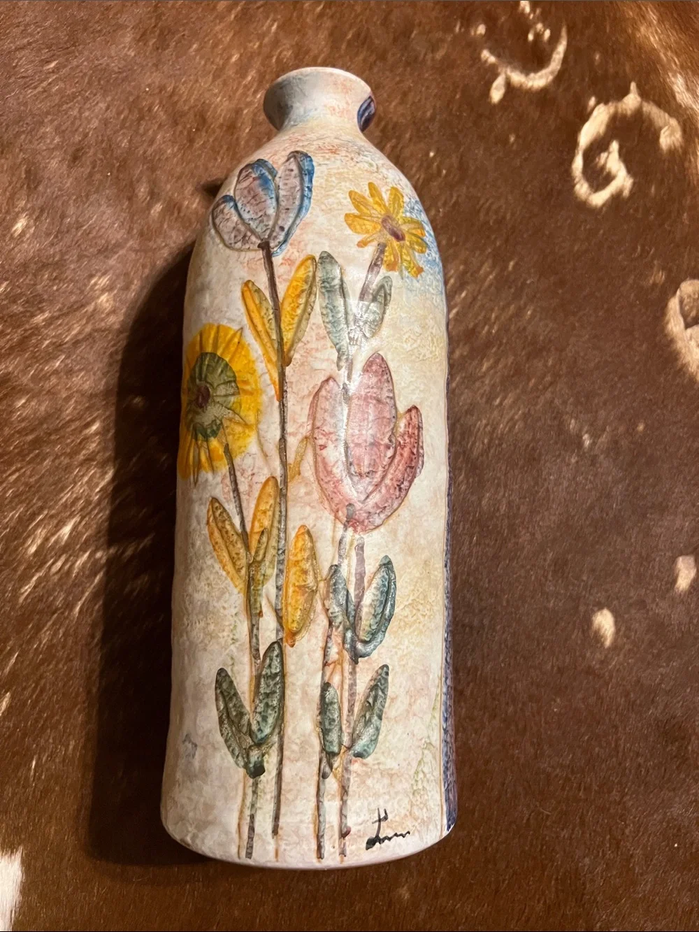 Artist Signed Studio Pottery Mid Century Modern Ceramics Italy